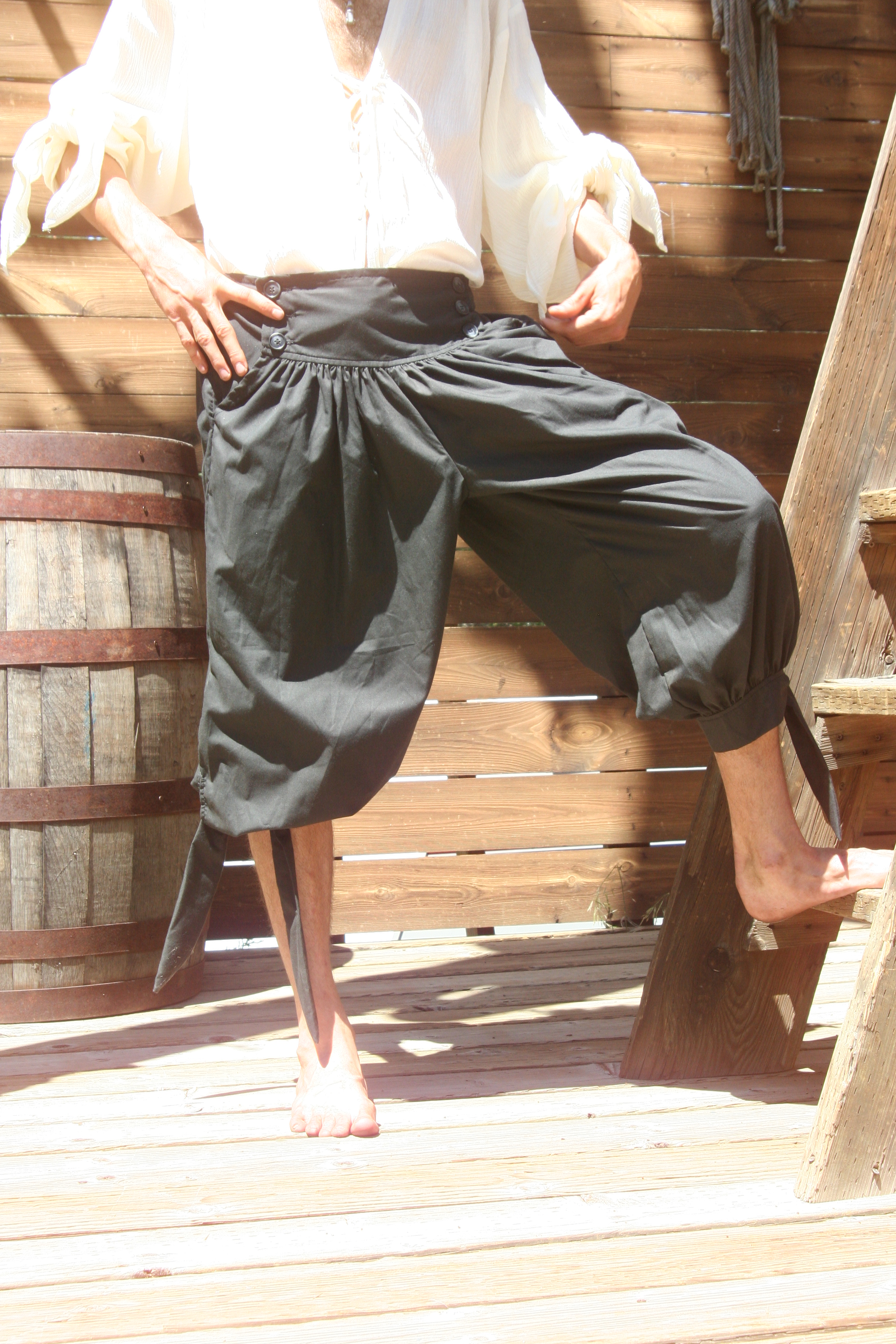 3 Button Pirate Pants